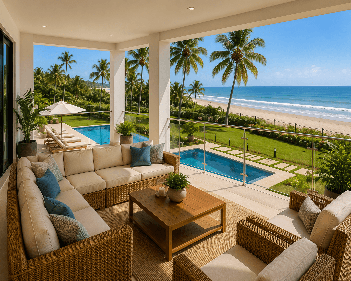 Luxury Beachfront Villa image 5